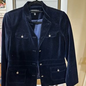 Talbots Blue Velvet Jacket